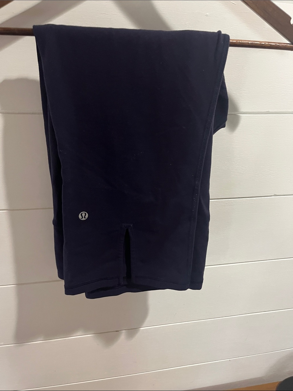 lululemon athletica Navy Leggings with Ankle Slit